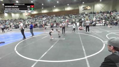 43 lbs Quarterfinal - JayDean Nelson, Buckaroo WC vs Decker Chapman, USA Gold