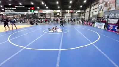 165 lbs Champ. Round 1 - Peyton Swift, Camel Kids Wrestling vs Ezekiel Hill, Heights Wrestling Club