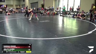 175 lbs Round 1 (4 Team) - Hannah Crowe, Untouchable Lady Reapers vs Irelyn Laurin, TN AAU- Havok