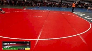 160 lbs Champ. Round 1 - Landan Madsen, Waseca vs Caleb Wolf, Adrian