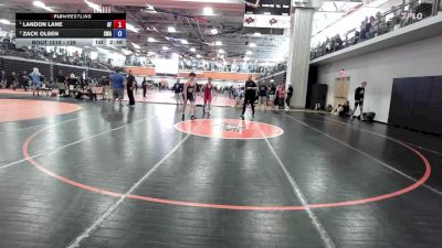 126 lbs Round 5 - Landon Lane, Angry Fish vs Zack Olsen, SlyFox Wrestling Academy