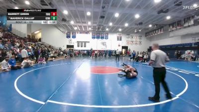 126 lbs Champ. Round 1 - Maverick Gallup, Kelly Walsh vs Barrett Green, Thunder Basin High School