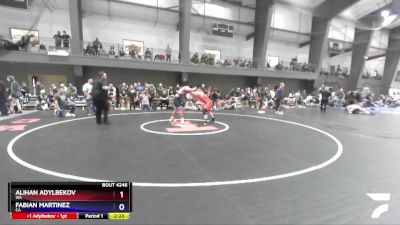 215 lbs Champ. Round 1 - Alihan Adylbekov, WA vs Fabian Martinez, CA