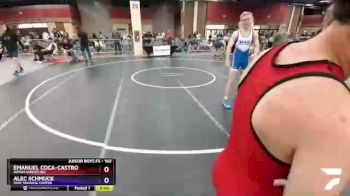 160 lbs Champ. Round 1 - Emanuel Coca-Castro, Dumas Wrestling vs Alec Schmuck, WAR Training Center