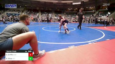 70 lbs Quarterfinal - Grant Griffin, Raw Wrestling Club vs Skyler Oliva, Victory Grappling Club