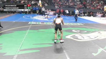 Champ. Round 1 - Dylan Miscles, Chase County vs Heustyn Roesler, St. Paul