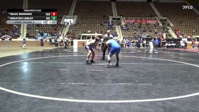1A-4A 215 Cons. Round 3 - Isaac Manzano, Escambia County vs Braxton Lemley, Reeltown