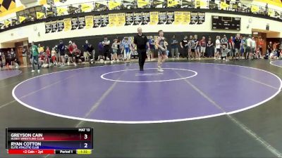 83 lbs Cons. Round 2 - Greyson Cain, Husky Wrestling Club vs Ryan Cotton, Elite Athletic Club