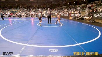 85 lbs Consi Of 16 #2 - Deacon Doerr, Team Tulsa Wrestling Club vs Elijah Wiley, Roundtree Wrestling Academy