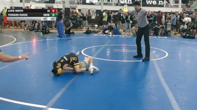 53 lbs Semifinal - Luke Smith, Kraken Red - EL vs Yongjin Kwon, Empire Wrestling Academy - EL