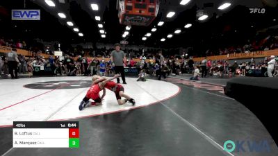 40 lbs Consi Of 8 #2 - Beckett Loftus, Carl Albert vs Asher Marquez, Carl Albert