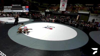 126 lbs Jack Baker, MDWA - Mount Diablo Wrestling Association vs Jaden Day, TCWA - Tri-Counties Wrestling Association