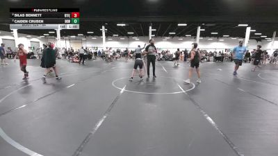 84 lbs Semifinal - Caiden Crusen, BKWC vs Silas Bennett, United Training Facility (UTF)