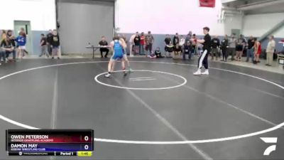 126 lbs Round 2 - Owen Peterson, Interior Grappling Academy vs Damon May, Kodiak Wrestling Club