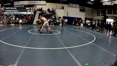 197 lbs 3rd Place Match - Chase Stegall, Wisconsin-Parkside vs Matt Kaylor, UMary