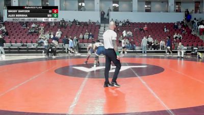 197 lbs Round Of 16 - Brody Switzer, Coker vs Alex Berisha, West Virginia