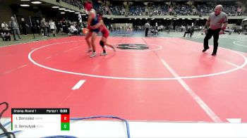 126 lbs Champ. Round 1 - Izaiah Gonzalez, Bremen vs Daniel Derevlyak, Palatine