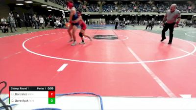 126 lbs Champ. Round 1 - Izaiah Gonzalez, Bremen vs Daniel Derevlyak, Palatine