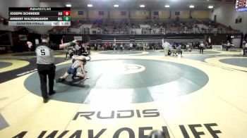 157 lbs Quarterfinal - Joseph Schinder, Blair Academy vs Arment Waltenbaugh, The Hill School