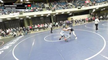 126 lbs Champ. Round 3 - Joshua Theis, Lincolnway East vs Jadon Dinwiddie, Unattached