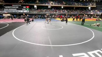 5A 100 lbs Semifinal - Jackelyn Sanchez, El Paso Burges vs Alexa Rodriguez, Dallas Hillcrest