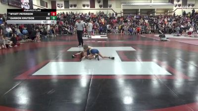 J-7 lbs Semifinal - Wyatt Peterson, DC Elite vs Gannon Knutson, Outlaw Wrestling Club