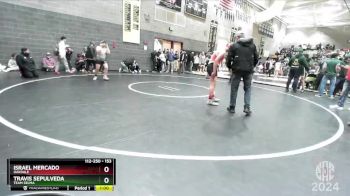 153 lbs Cons. Round 4 - Israel Mercado, Oakdale vs Travis Sepulveda, Team Selma