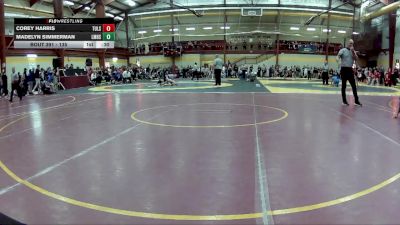 135 lbs Cons. Round 3 - Madelyn Simmerman, Little Miami High School vs Corey Harris, Tulsa Union High School
