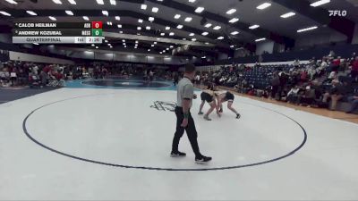 174 lbs Quarterfinal - Andrew Kozubal, Messiah vs Calob Heilman, Adrian