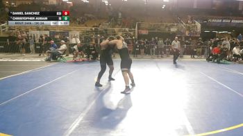190 3A 5th Place Match - Daniel Sanchez, Miami Southridge Hs vs Christopher Aubain, Freedom