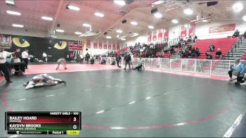 100 lbs Quarterfinal - Kaydyn Brooks, Centennial (Nevada) vs Bailey Hoard, Monache