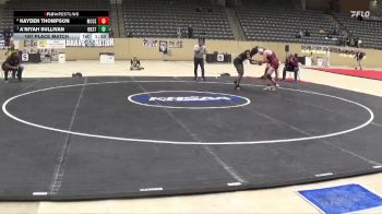 185 lbs 1st Place Match - A`Niyah Sullivan, Western vs Kayden Thompson, Mccreary Central