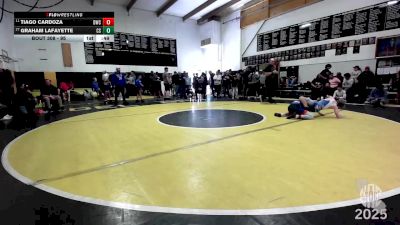 95 lbs Cons. Round 1 - Tiago Cardoza, Durham Wrestling Club vs Graham Lafayette, CORNING SHARKS