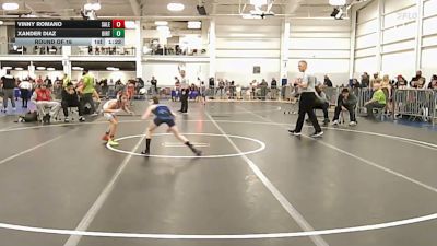 72 lbs Round Of 16 - Vinny Romano, Salem vs Xander Diaz, Dirty Den WC