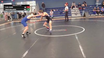 157 lbs 1st Place Match - Cael Robb, Nebraska-Kearney vs Zach Ballante, South Dakota State