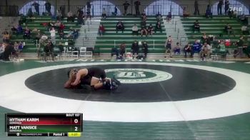 157 lbs Round 2 - Matt VanSice, Gonzaga vs Hytham Karim, Gonzaga