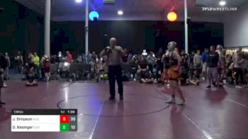 136 lbs Prelims - Jaden Simpson, Revival Black vs Declan Basinger, Dueling Bandits
