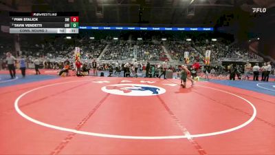 4A-113 lbs Cons. Round 3 - Tavin Vendetti, Green River vs Finn Stalick, Sheridan