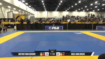 Molly Anna Rogers vs Brittany Erika Bickhart 2025 World IBJJF Jiu-Jitsu No-Gi Championship