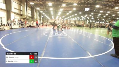 195 lbs Rr Rnd 2 - Marcus James, CKWA vs Cole Lester, Pursuit Wrestling Academy HS2