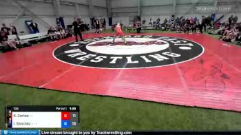 195 lbs Quarters & 1st Wb (16 Team) - Kayden Cartee, California vs Ilijah Sanchez, Wisconsin Blue