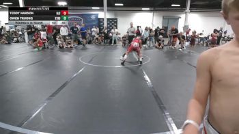 76 lbs Round 5 (6 Team) - Teddy Narson, NJ Squeeze vs Owen Truong, Xtreme Team Black