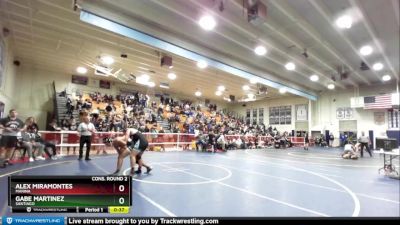 170 lbs Cons. Round 2 - Gabe Martinez, Santiago vs Alex Miramontes, Marina