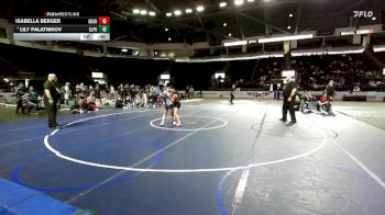 Girls 105 lbs 5th Place Match - Lily Palatnikov, Glacier Peak (Girls) vs Isabella Berger, Granger (Girls)