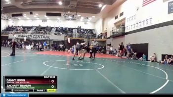 160 lbs Cons. Round 4 - Zachary Tranum, Lebanon Tiger Wrestling Club vs Danny Moon, Warsaw Tiger Wrestling
