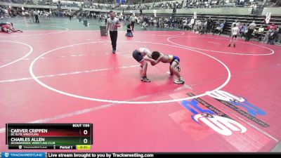 100 lbs Cons. Round 3 - Charles Allen, Oconomowoc Wrestling Club vs Carver Crippen, DC Elite Wrestling