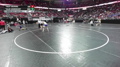 235 lbs 5th Place Match - Kiley Georgel, Luxemburg-Casco vs Ellie Lenzendorf, Waunakee