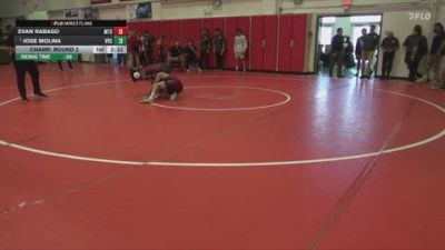 133 lbs Champ. Round 2 - Jose Molina, Victor Valley College vs Evan Rabago, Mt. Sac