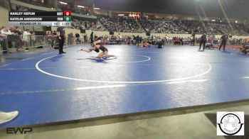 118 lbs Round Of 32 - Hanley Heflin, Northeast Take Down Club vs Katelin Anderson, Prime Wrestling