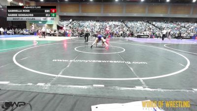 115 lbs Consi Of 8 #1 - Gabriella Ross, Diablo Grande Wrestling Club vs Gabbie Gonsalves, Selahflo